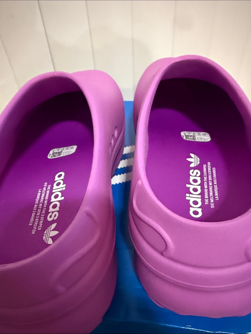 adidas Originals adiFOM Stan Smith Platform Mules - Purple Burst - Picture 4 of 7
